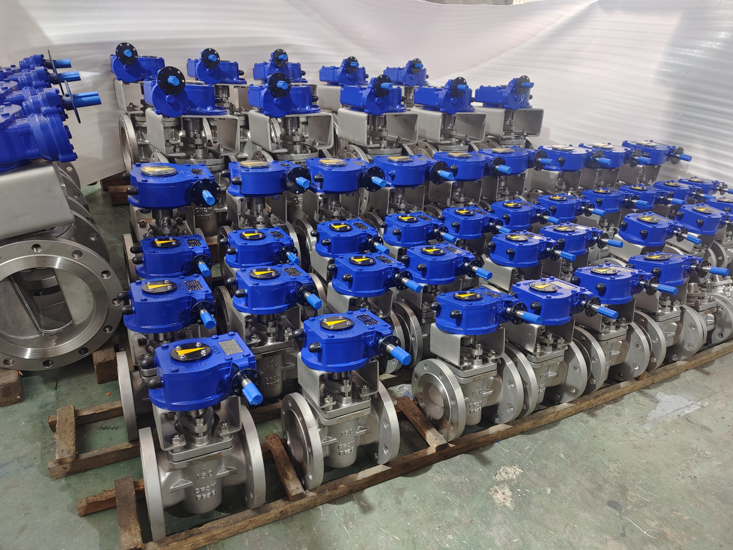 Plug Valve for a Fertilizer Plant