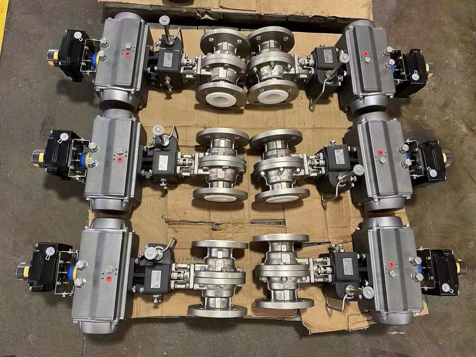 Pneumatic PTFE Lined Ball Valves