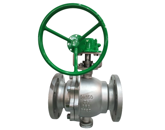 Manual Gear CF8 Trunnion Ball Valve