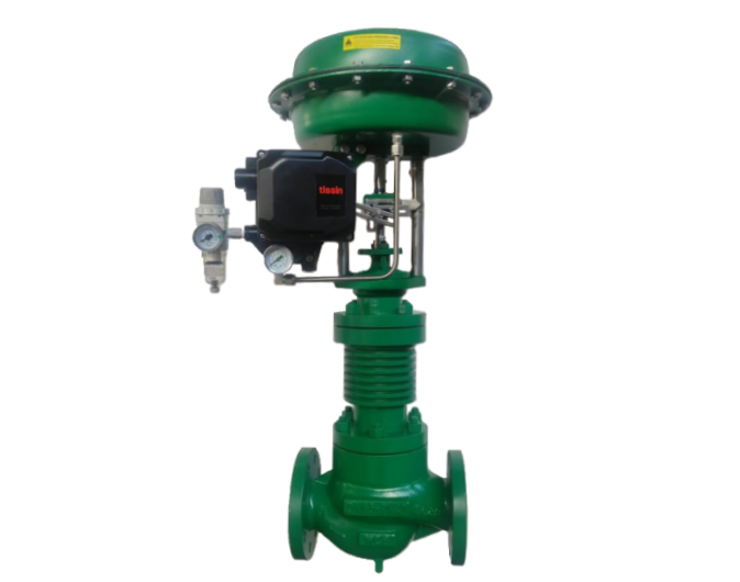 Bellow Seal Globe Control Valve with Cooling Fin Bonnet